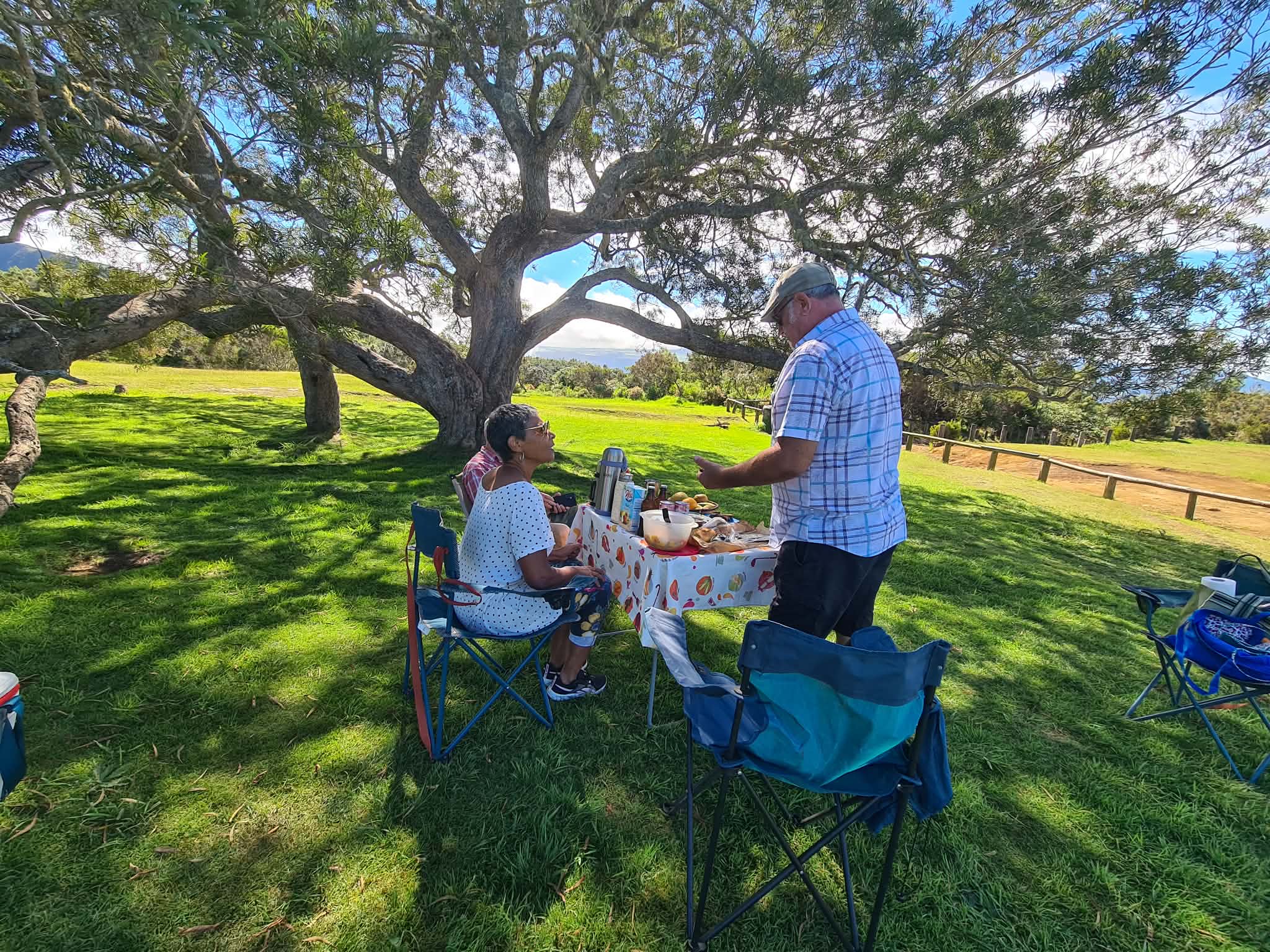 Pause pique-nique lors de l'excursion 4x4